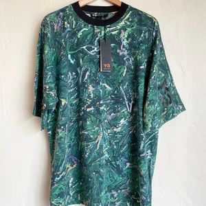 Y-3 Tropical Glitch Camo Print Collection T-Shirt